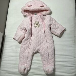 Little me 3-6 month onesie 12-16 pounds quilted